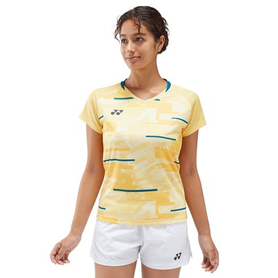 Футболка Женская Yonex YW0034 Crew Neck Soft Yellow Изображение