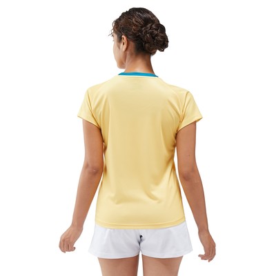 Футболка Женская Yonex YW0034 Crew Neck Soft Yellow Изображение