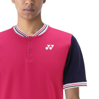 Футболка мужская Yonex 10499 Tournament Polo Rose Pink Изображение
