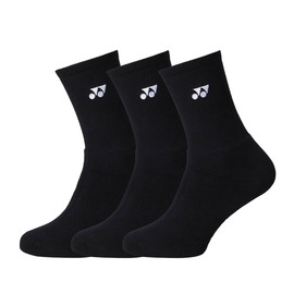 Шкарпетки Yonex 19254 Quarter Socks Black  (3 pcs) Зображення