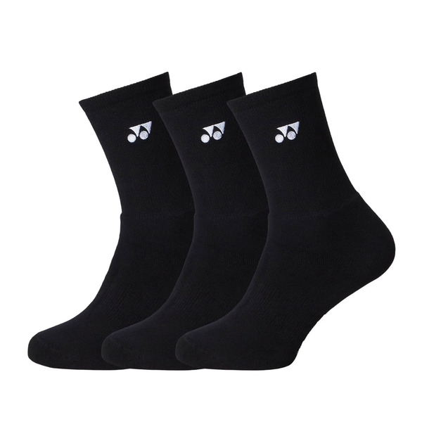 Шкарпетки Yonex 19254 Quarter Socks Black  (3 pcs) Зображення