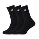 Шкарпетки Yonex 19256 Crew Socks Black  (3 pcs) Зображення