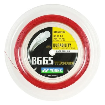 Струна Yonex BG-65 Titanium (200m) Зображення