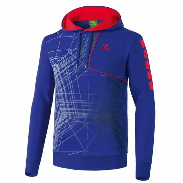 Худі дитяче Erima 607526 Indigo/Red Зображення