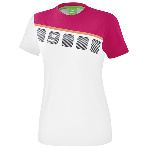 Футболка детская Erima 1081920 White/Love Rose Изображение