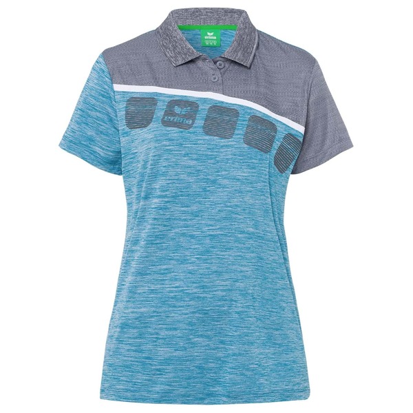 Поло женское Erima 1111916 Blue/Gray Изображение
