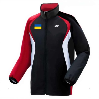 Кофта чоловіча Yonex 70033 Black (Ukrainian Team) Зображення