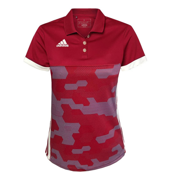 Поло жіноче Adidas AJ8747 Red Зображення