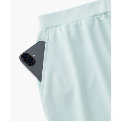 15238 Unisex Knit Shorts Ice Blue Зображення